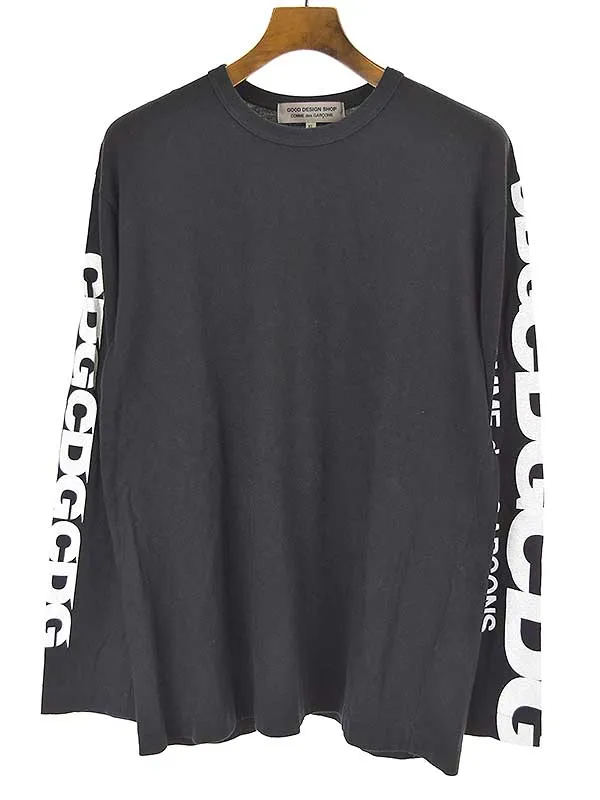 COMME des GARCONS グッドデザインショップ コムデギャルソン 16AW アームロゴプリントロングスリーブカットソー