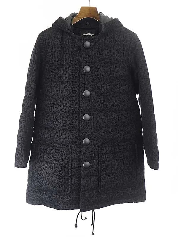 COMME des GARCONS トリコ コムデギャルソン 17AW フラワーフロッキーダウンコート