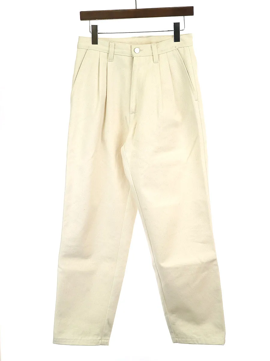 E.Tautz イートウツ 20SS コットンツイル2タックトラウザーズパンツ