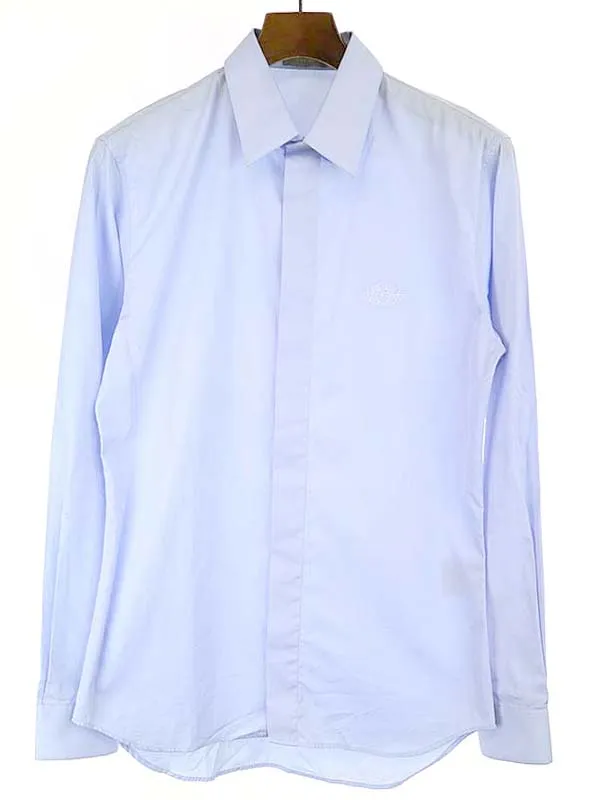 Dior HOMME ディオールオム×ジョーダンブランド AIR DIOR M.Woven Shirt ロゴ刺繍ドレスシャツ
