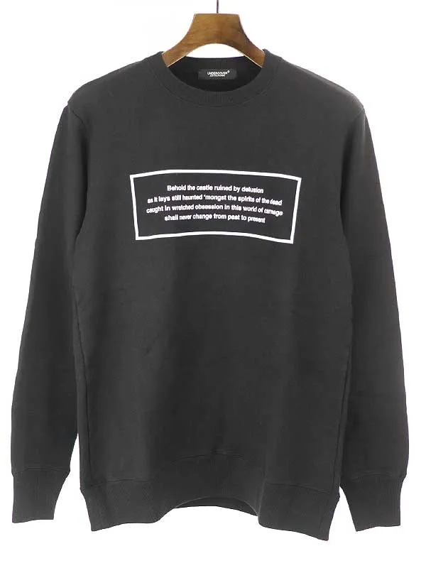 UNDERCOVER アンダーカバー 20AW メッセージプリントスウェットトレーナー