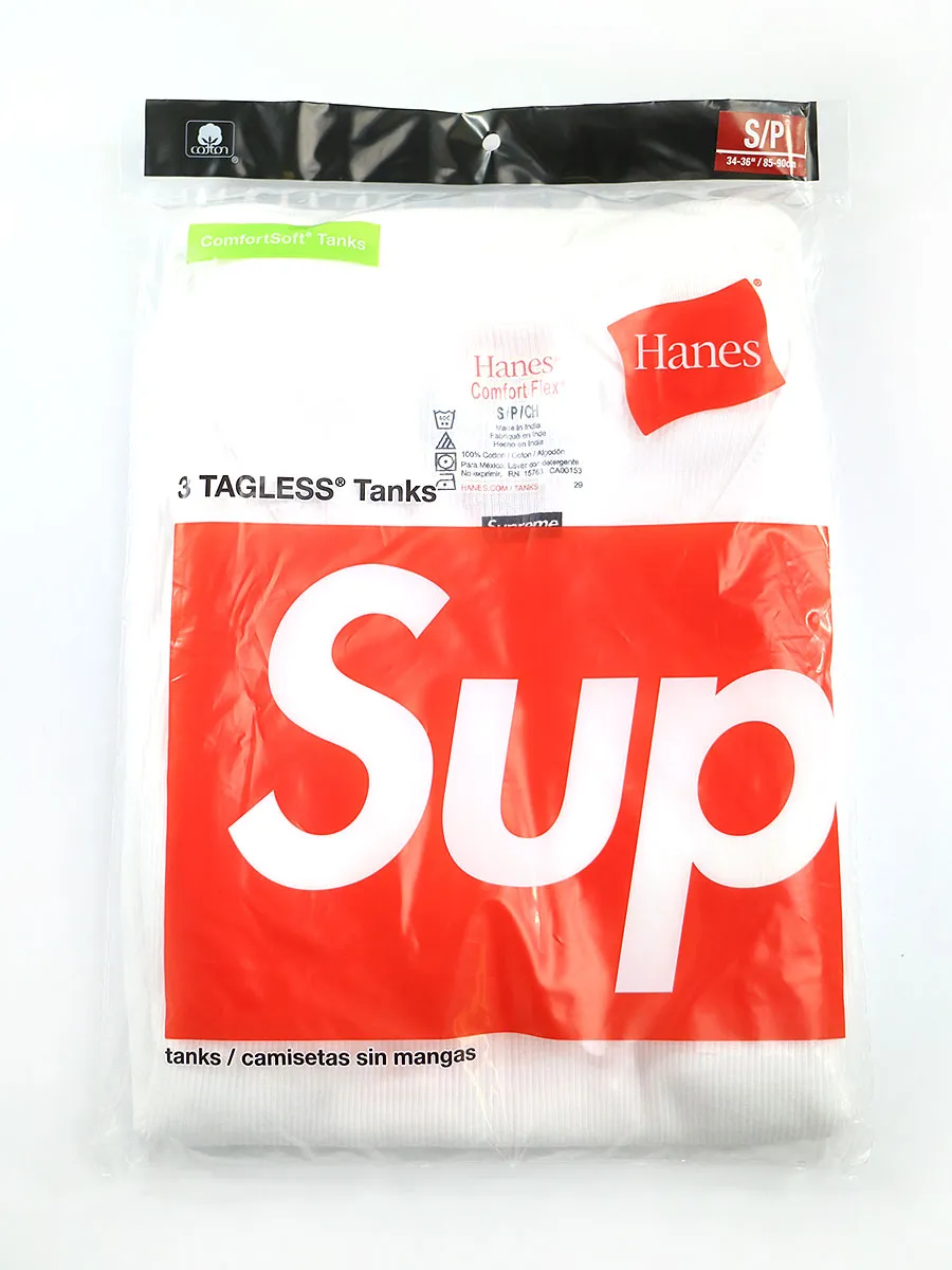 Supreme シュプリーム×ヘインズ TAGLESS TANK TOPS 3Pack タンクトップ3セット