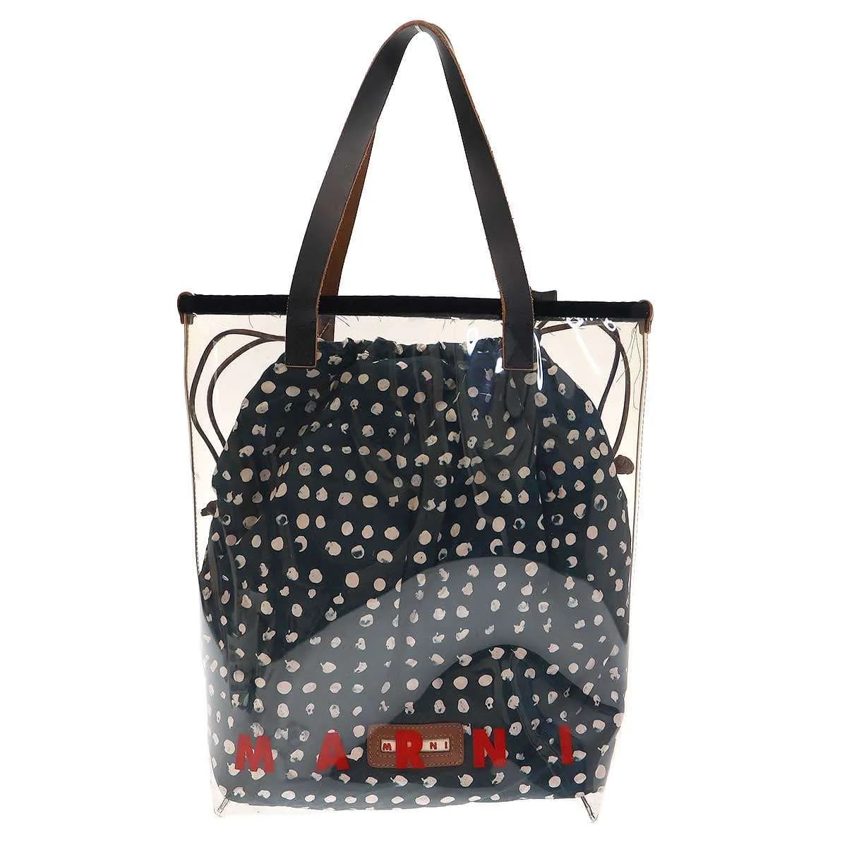MARNI マルニ 2019 表参道店限定 インナーバッグ付き PVCクリアトートバッグ