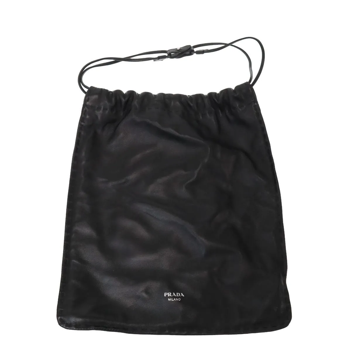 PRADA プラダ Wish Pouch レザーポーチバッグ