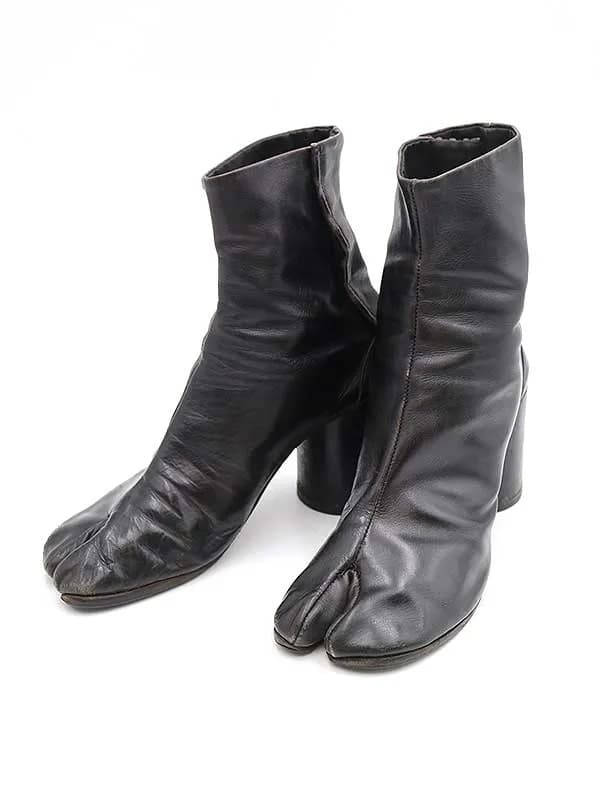 Maison Margiela メゾン マルタン マルジェラ 初期 足袋 レザータビヒールブーツ