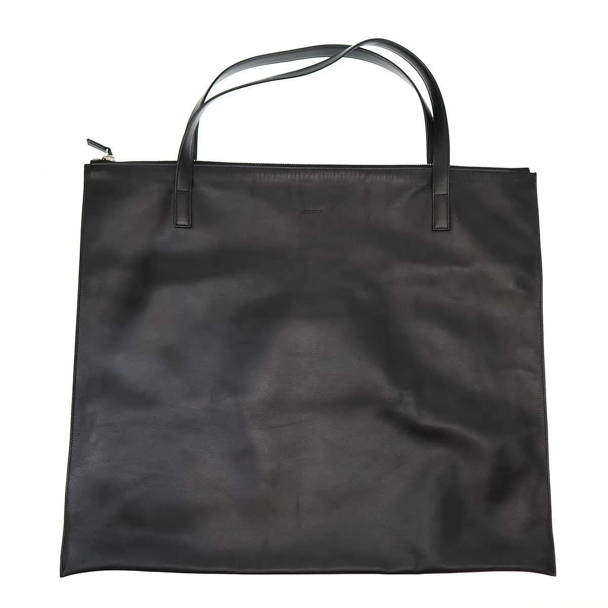 JIL SANDER ジルサンダー large tote レザービッグトートバッグ