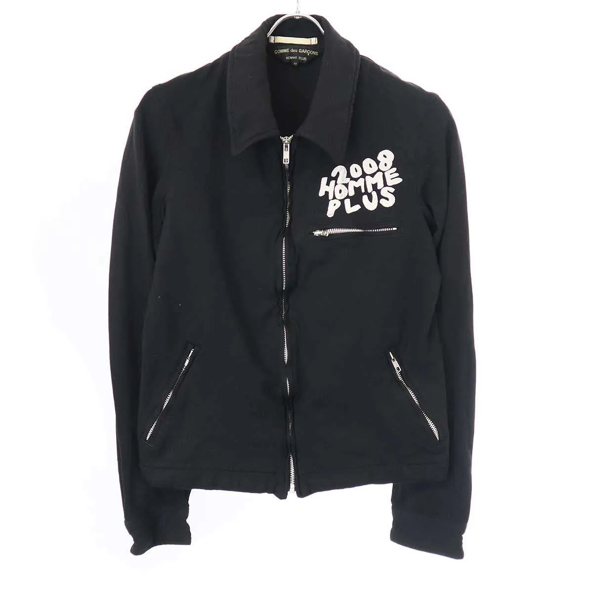 COMME des GARCONS コム デギャルソンオムプリュス 2008AW Time For Magic バックプリント縮絨ジャケット