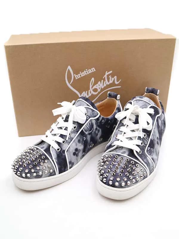 Christian Louboutin クリスチャンルブタン Louis Junior Spikes Orlato ローカットスタッズスニーカー