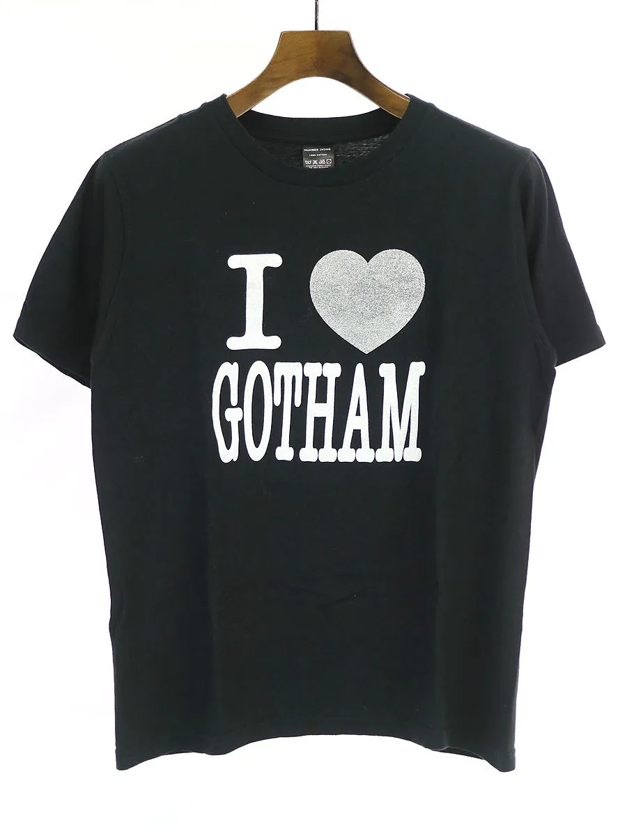 NUMBER NINE ナンバーナイン I LOVE GOTHAM プリントTシャツ