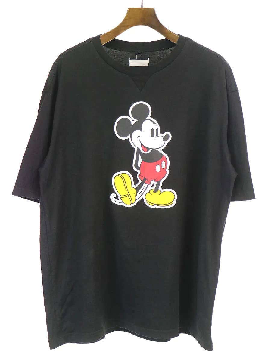 TAKAHIROMIYASHITA The SoloIst. タカヒロミヤシタ ザ ソロイスト 20SS oversized Mickey Mouse crew neck s/s tee. オーバーサイズミッキープリントTシャツ