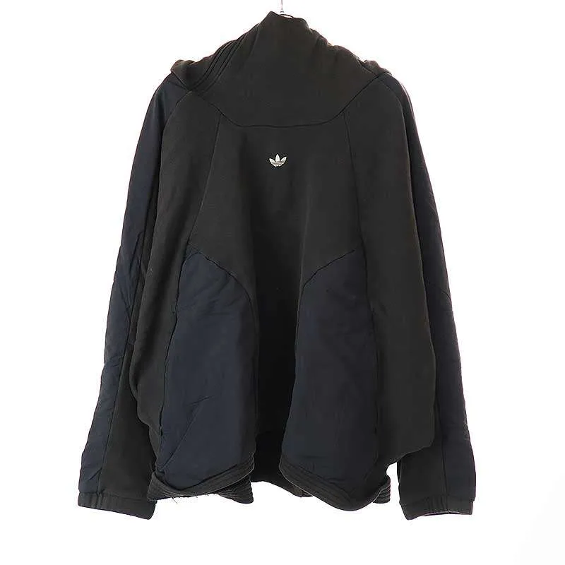 adidas アディダス オリジナルス 22AW HAMCUS ナイロン切替プルオーバースウェットパーカー
