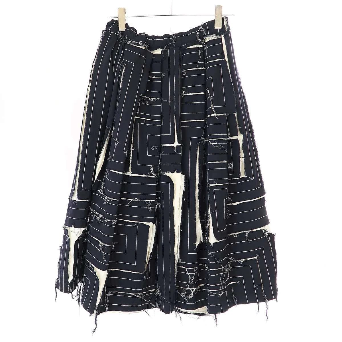COMME des GARCONS コムデギャルソン 18SS ウールカットアウトスカート
