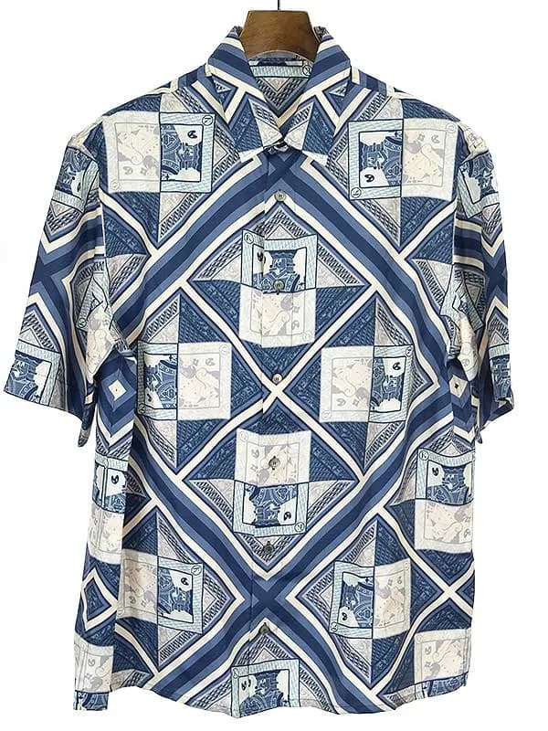 Dior HOMME ディオールオム 21AW KENNY SCHARF シルクトランプショートスリーブシャツ