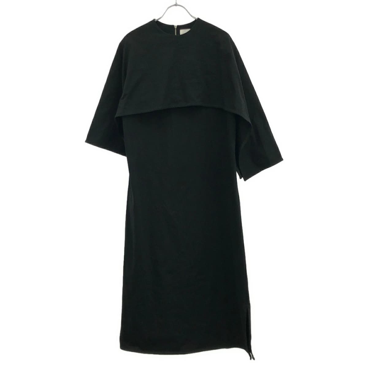 JIL SANDER ジルサンダー 24SS DRESS W/CAPE ケープデザインコットンドレスワンピース J03CT0368