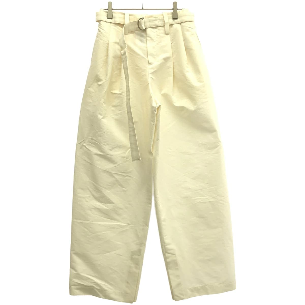 ISSEY MIYAKE イッセイミヤケ 24SS ベルテッドタックワイドパンツ
