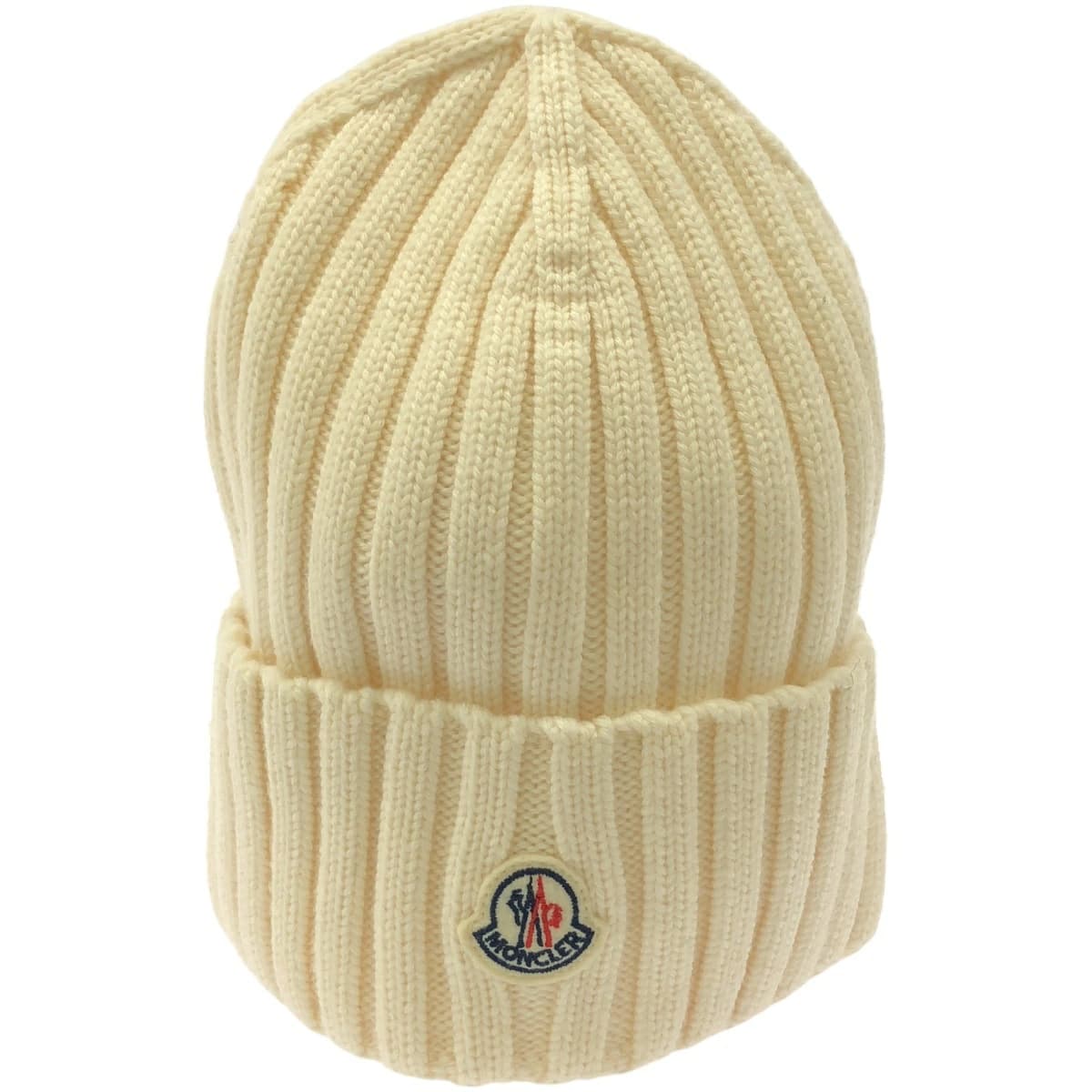 MONCLER モンクレール ロゴパッチ ウールニットビーニーニットキャップ G20933B00052 A9327