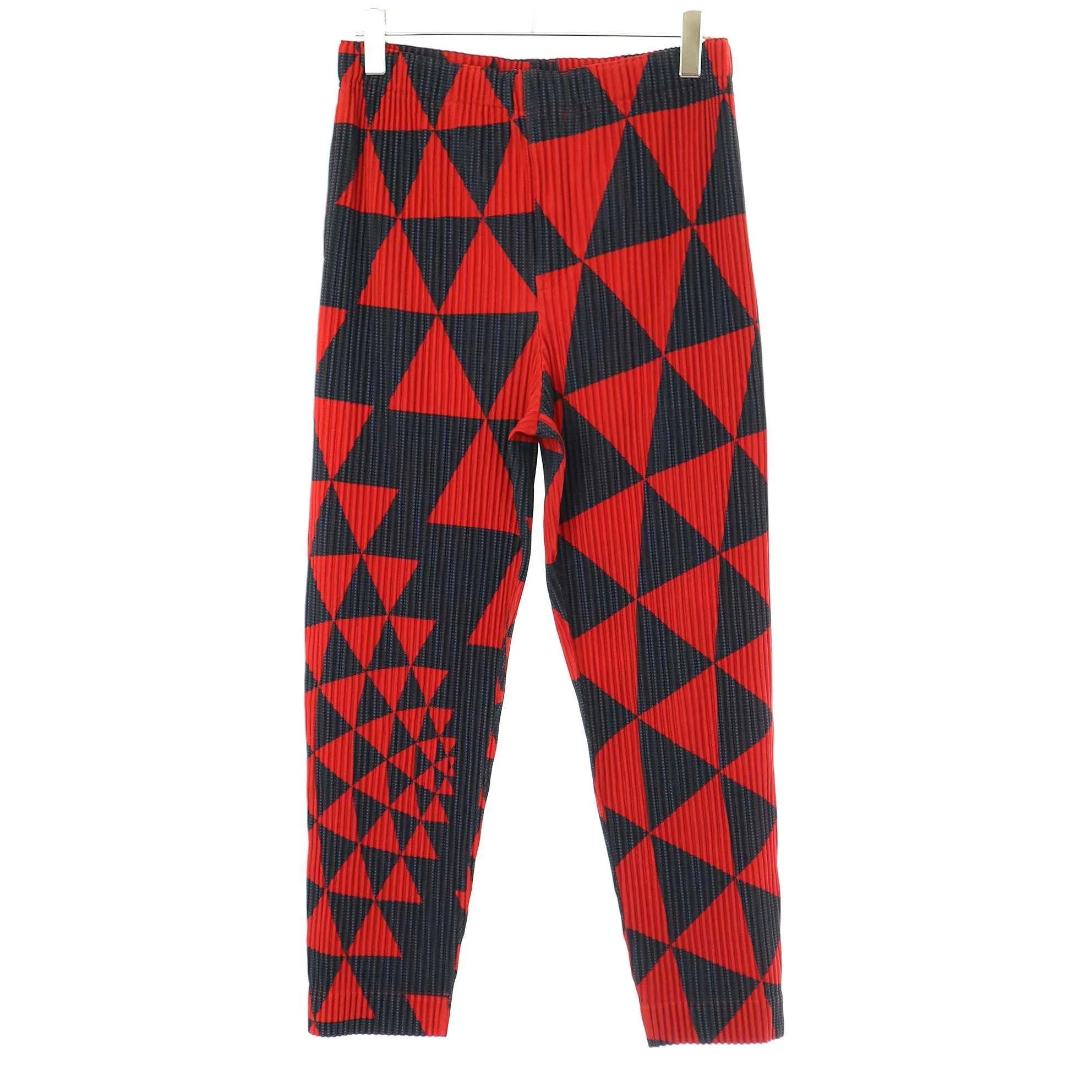 ISSEY MIYAKE オム プリッセ イッセイ ミヤケ 23AW TRIANGULAR GRID トライアングル プリーツパンツ