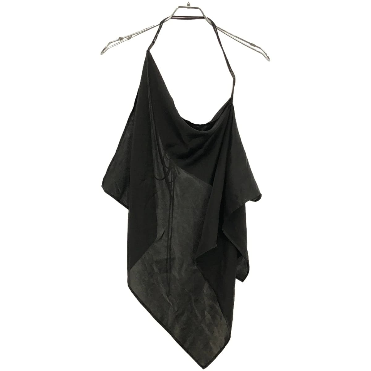 Yohji Yamamoto ヨウジヤマモト ファム 20SS シルクサテンデザインブラウス FN-B12-402