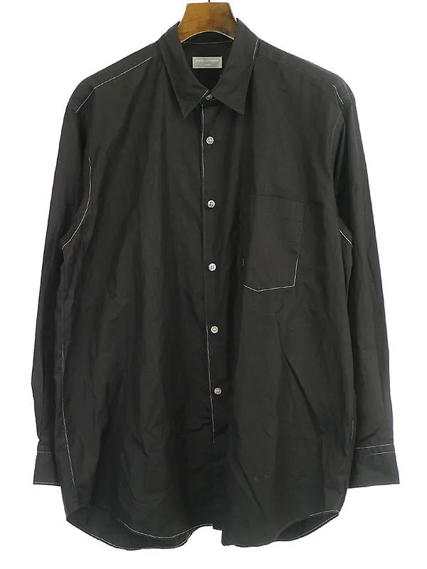 COMME des GARCONS コム デ ギャルソン オム ステッチデザイン長袖シャツ