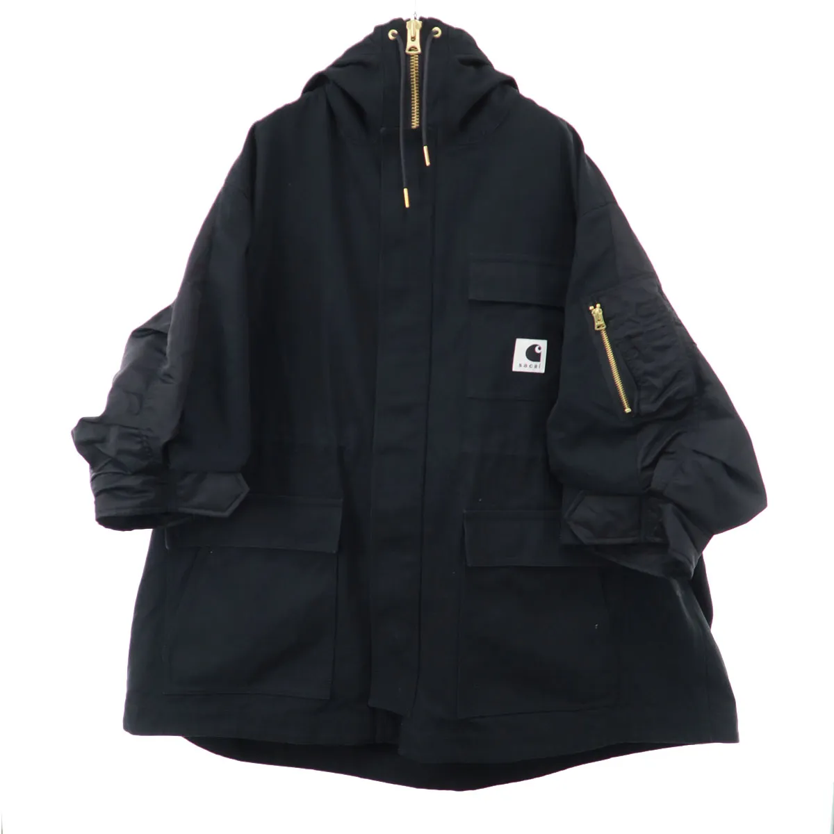 sacai サカイ×カーハート 24SS Duck Nylon Twill Coat ダック×ナイロンツイルコート 24-07190