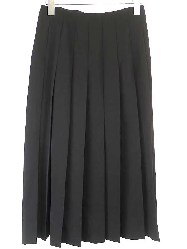 COMME des GARCONS トリコ コムデギャルソン 04SS バックサテン切替プリーツスカート
