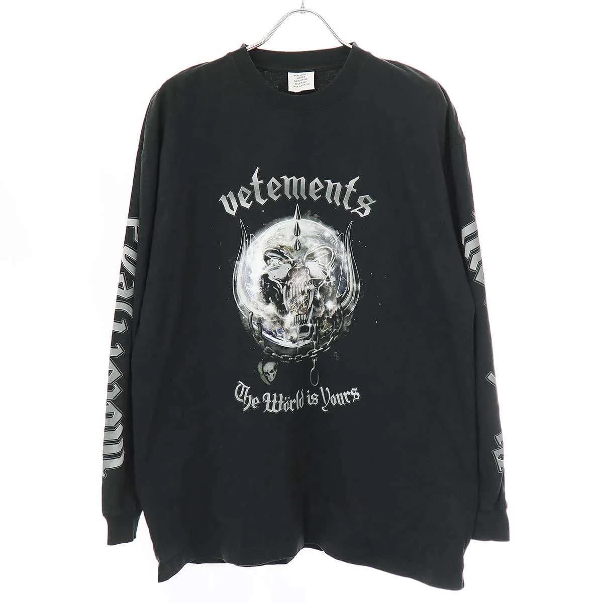 VETEMENTS ヴェトモン 20AW The World Motorhead ロングスリーブカットソー