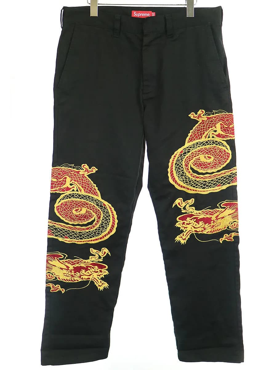 Supreme シュプリーム 18AW Dragon Work Pant ドラゴンワークパンツ