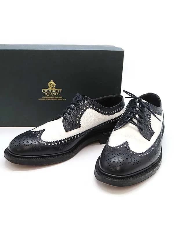 Crockett&Jones クロケット&ジョーンズ CHEVIOT LAST 335 レザーウィングチップシューズ