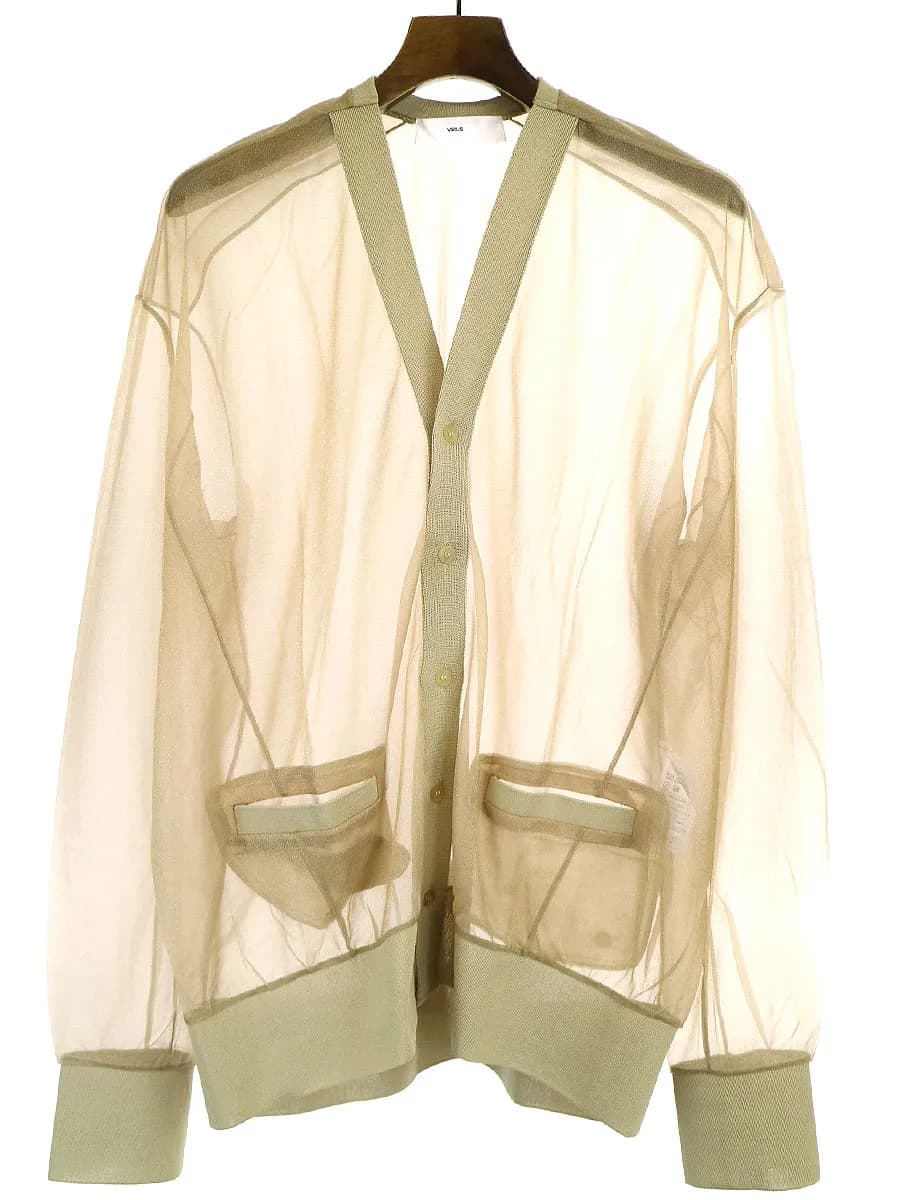 TOGA トーガ ビリリース 20SS SHINY JERSEY シャイニージャージーカーディガン