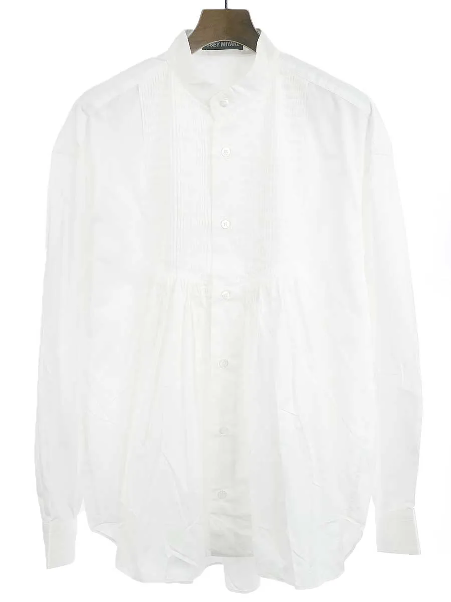 ISSEY MIYAKE イッセイミヤケ 94AW プリーツスタンドカラーシャツ