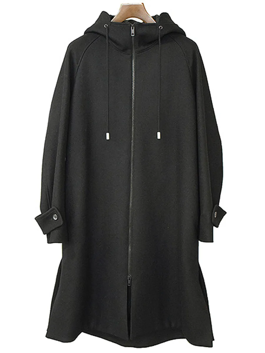 THE RERACS ザ リラクス 17AW Super140's フーデッドメルトンコート