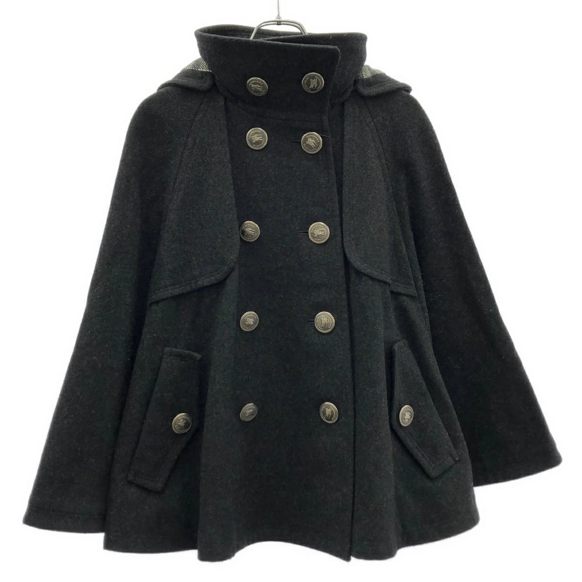 BURBERRY バーバリー ブルーレーベル メルトンウールケープ FNF01-540-08