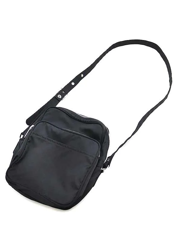 COMME des GARCONS ブラック コムデギャルソン ナイロンショルダーバッグ