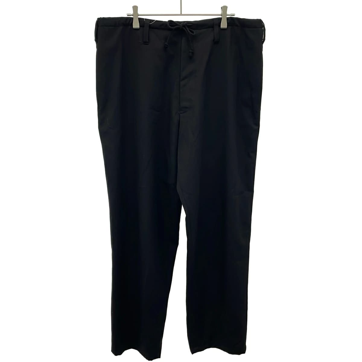 Yohji Yamamoto ヨウジヤマモト プールオム 19SS ウールギャバジンワイド紐パンツ HH-P94-100