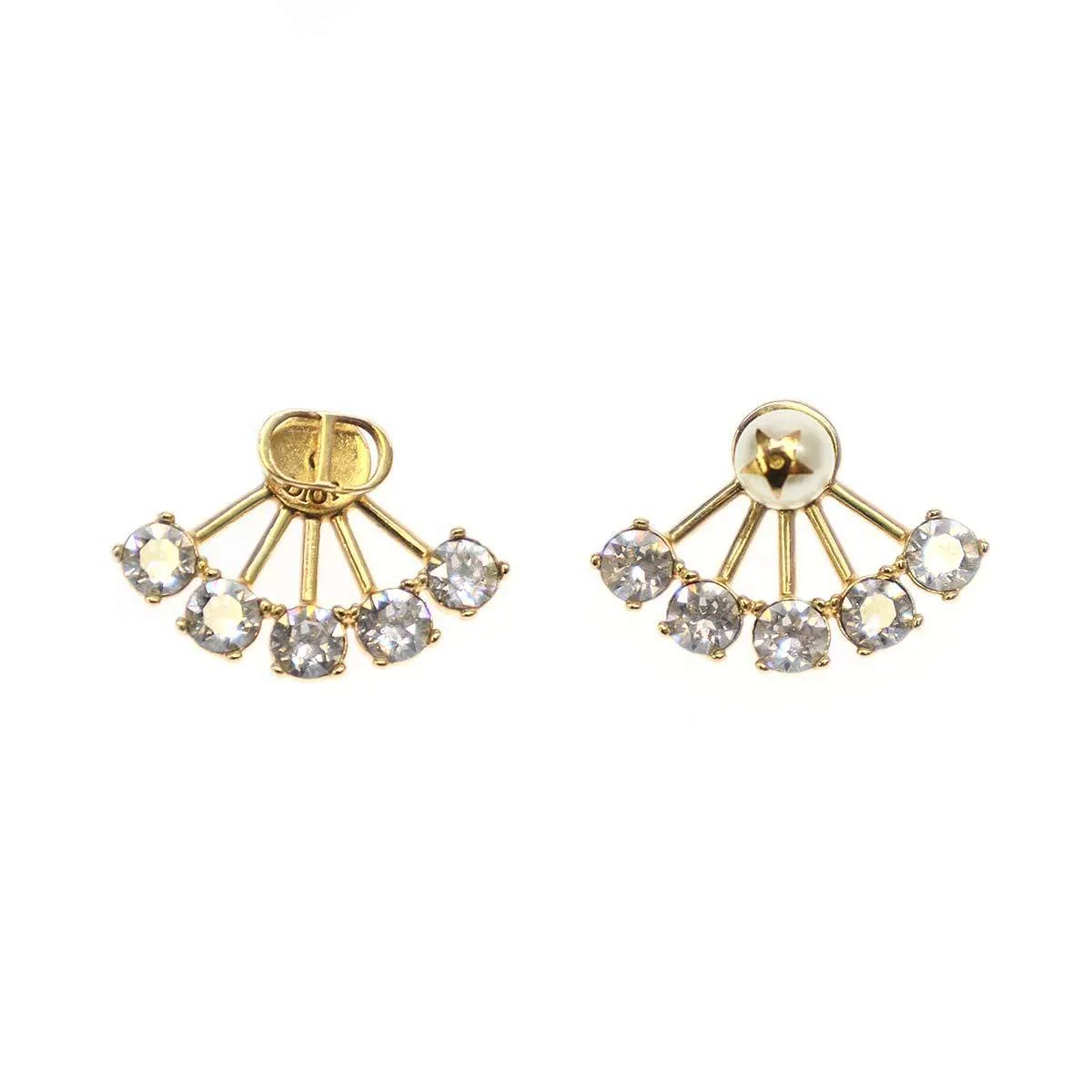 Christian Dior クリスチャンディオール ストーンモチーフピアスセット