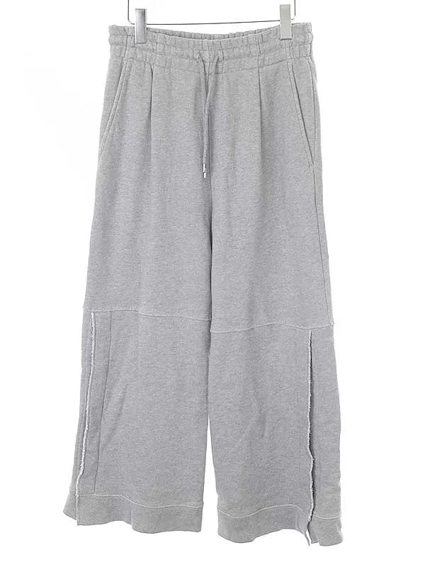 DRIES VAN NOTEN ドリスヴァンノッテン 21AW M.K PANTS ワイドスリットスウェットパンツ