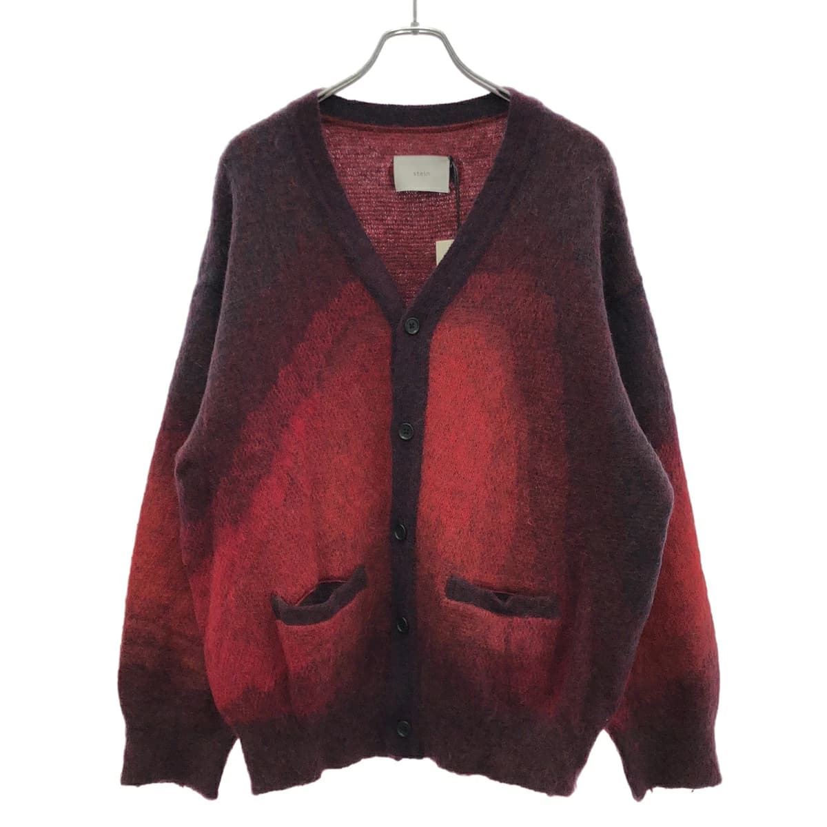 stein シュタイン 23AW GRADATION MOHAIR CARDIGAN グラデーションモヘアニットカーディガン ST.699