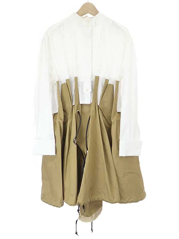 sacai サカイ 19AW ドッキングボリュームワンピース