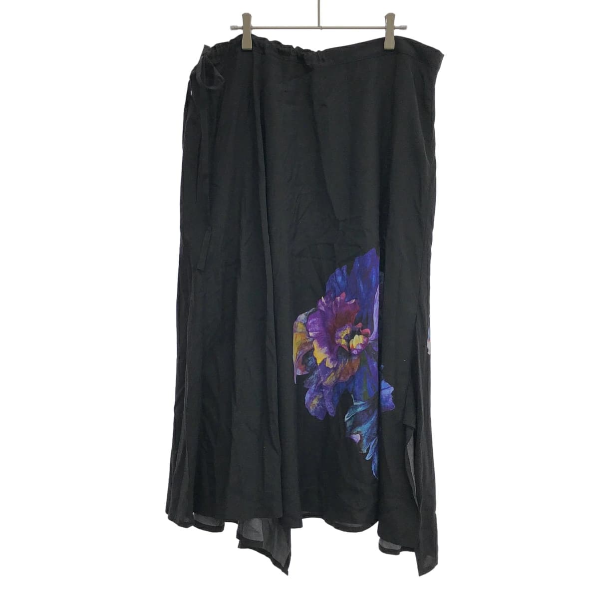 Yohji Yamamoto ヨウジヤマモトコレクションズ 25SS フラワープリントスカート