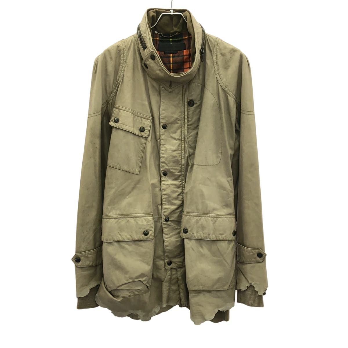 ALEXANDER McQUEEN アレキサンダーマックイーン 11SS カンガルーレザー モーターサイクルコート 261776 Q5KDF