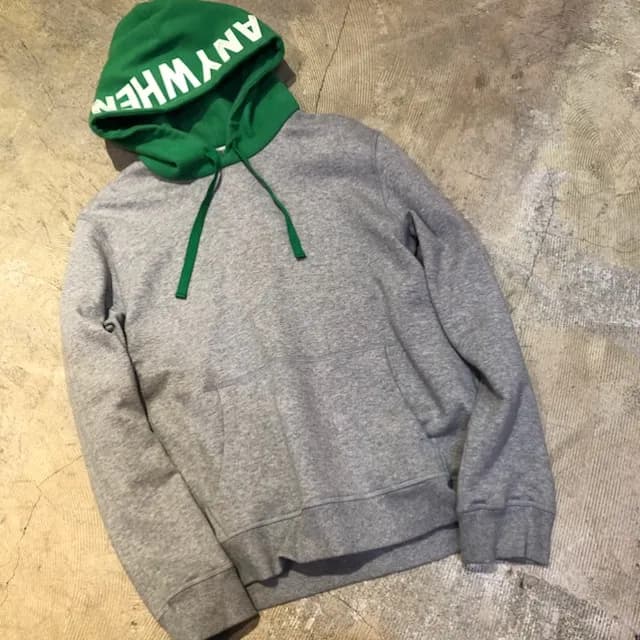 VALENTINO VALENTINO 18SS ANYWHEN レタリングプルオーバーパーカー