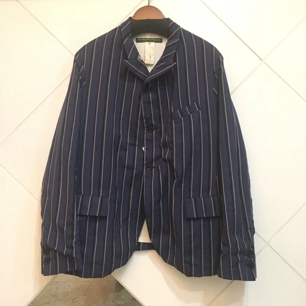 Paul Harnden Paul Harnden カシミヤウールストライプブレザー