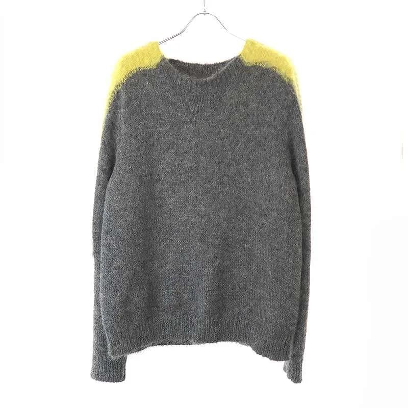 JIL SANDER ジルサンダー 23AW ラグランライン アルパカウールニットセーター