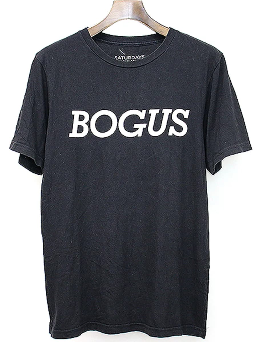 SATURDAYS SURF NYC サタデイズサーフニューヨーク BOGUS プリントTシャツ