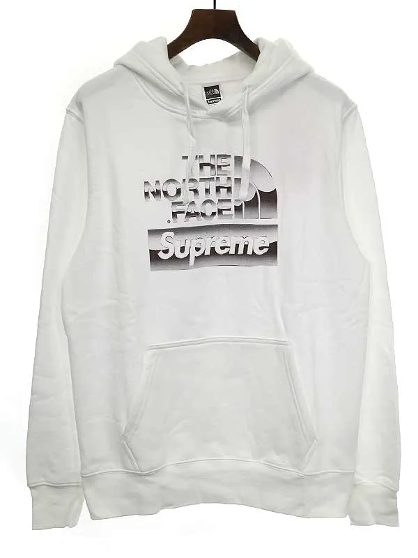 Supreme シュプリーム × ザ ノースフェイス 18SS Metallic Logo Hooded Sweatshirt パーカー