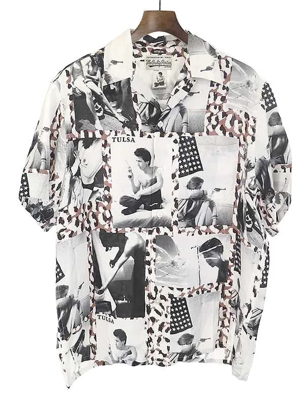 WACKO MARIA ワコマリア×スティーロー×ラリークラーク 21SS 「TULSA」 HAWAIIAN SHIRT ハワイアンシャツ