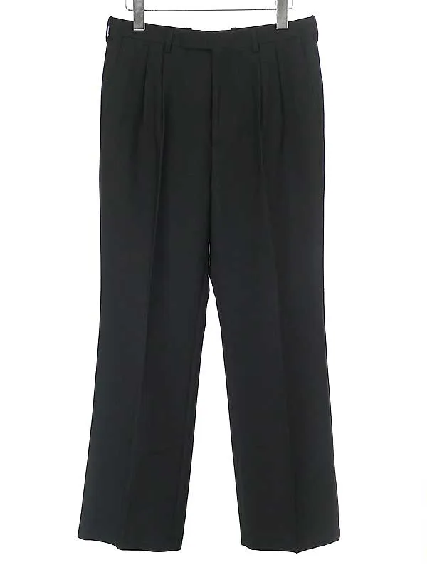 LAD MUSICIAN ラッドミュージシャン 21SS 2TUCK SLIM FLARE SLACKS 2タックフレアウールスラックスパンツ