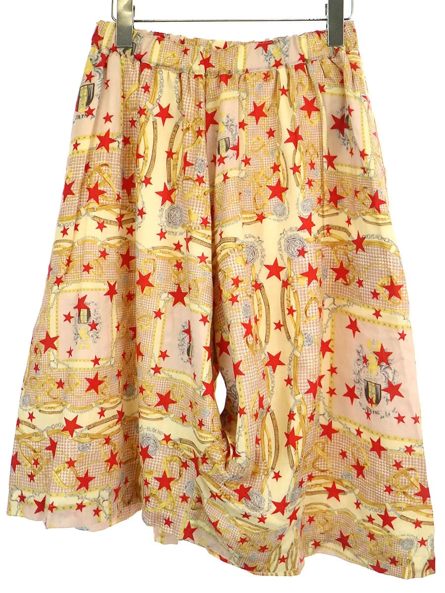 COMME des GARCONS コムデギャルソン コムデギャルソン 17AW スターオンスカーフドーナツパンツ