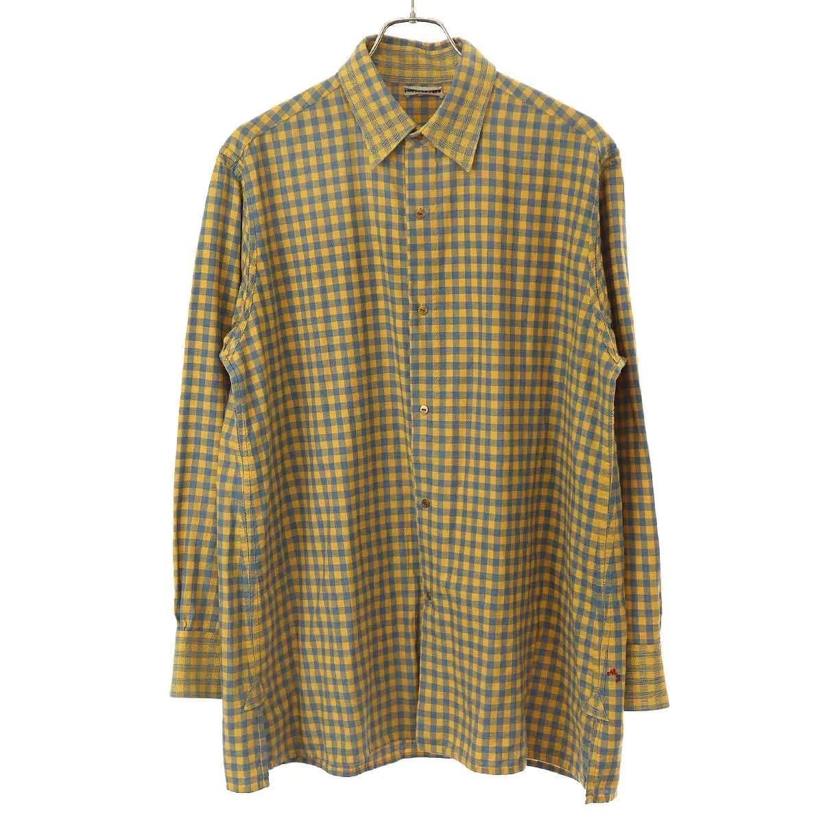 MAATEE&SONS マーティーアンドサンズ 24AW GUPTA KHADI COTTON CHECK SHIRTS グプタカディコットンチェックシャツ MT4303-0604C