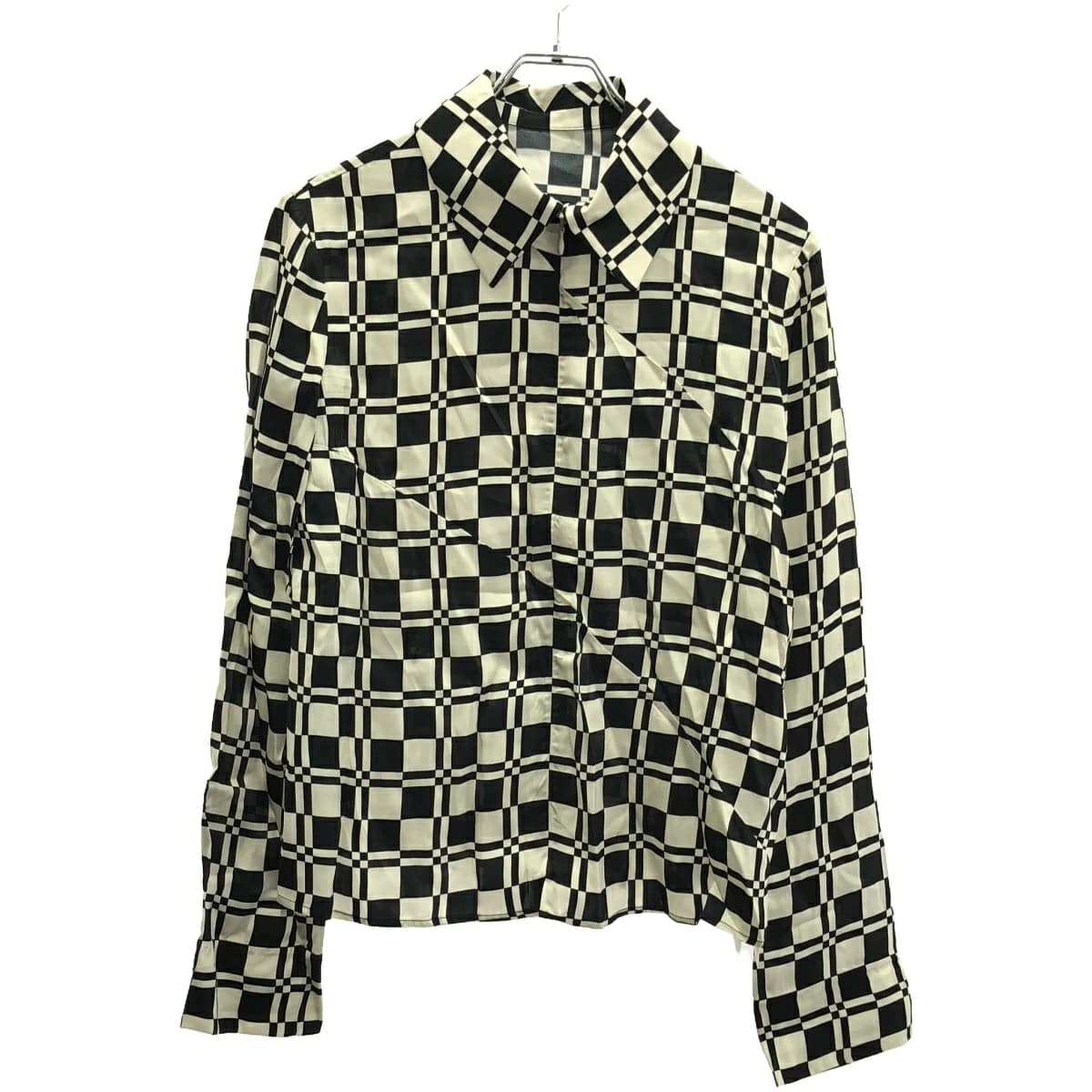 JIL SANDER ジルサンダー 21SS ブロックチェックレーヨンシャツ